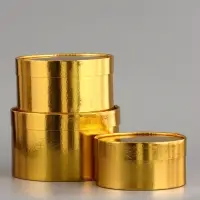 Набор подарочных коробок 3 в 1, завальцованные, золотой, 20&times;12 - 18&times;10 - 16&times;8 см
