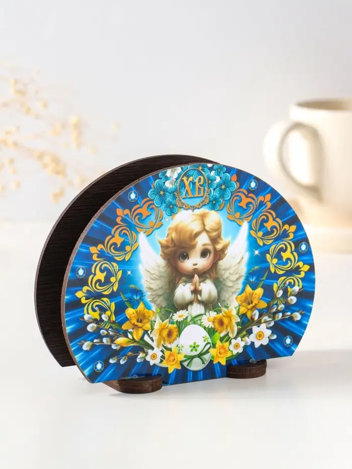 Салфетница  пасхальная №1, 12,8х10х5 см