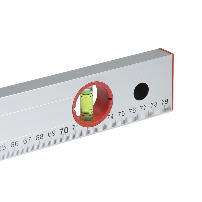 Уровень алюминиевый ЛОМ, 2 глазка, линейка, 800 мм Уровень алюминиевый ЛОМ, 2 глазка, линейка, 800 мм