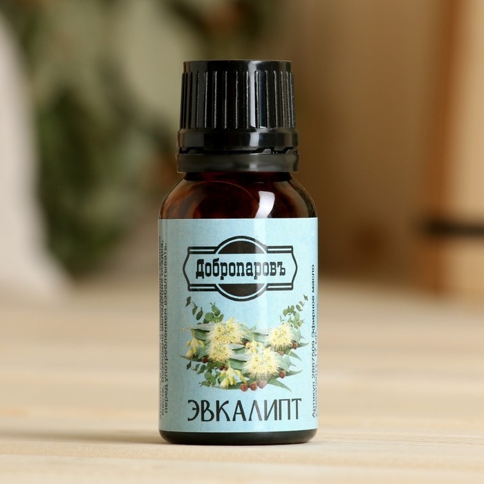 Эфирное масло Эфирное масло "Эвкалипт", флакон-капельница, 17 мл "Добропаровъ"
