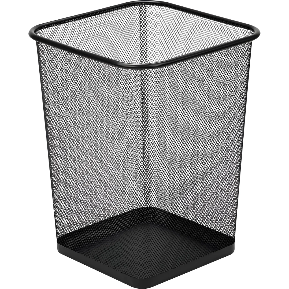 Корзина для мусора Luscan 17 л металл черная