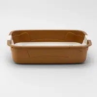 Туалет с сеткой, 44&times;33&times;11.5 см, бежевый, белый