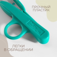 Ножницы для обрезки ниток, с кольцом, 12 см, цвет МИКС