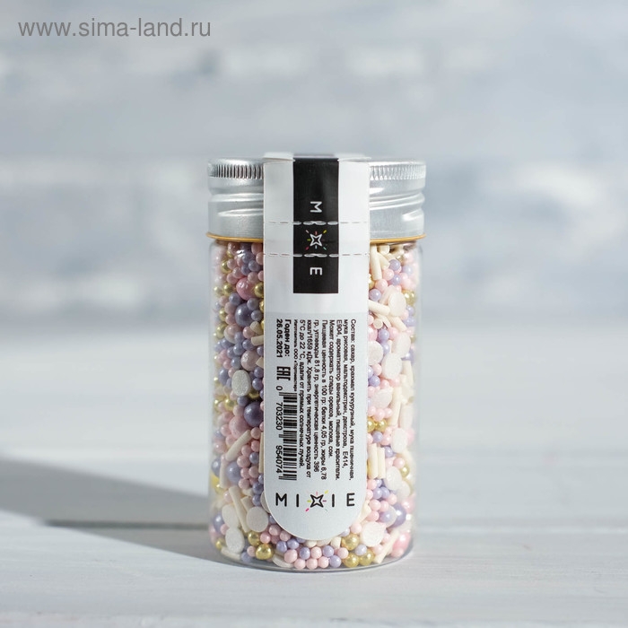 Посыпка кондитерская MIXIE «Влюблённая фиалка», 50 г Посыпка кондитерская MIXIE «Влюблённая фиалка», 50 г