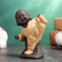 Фигурка "Будда каратист", 7х9 см, МИКС