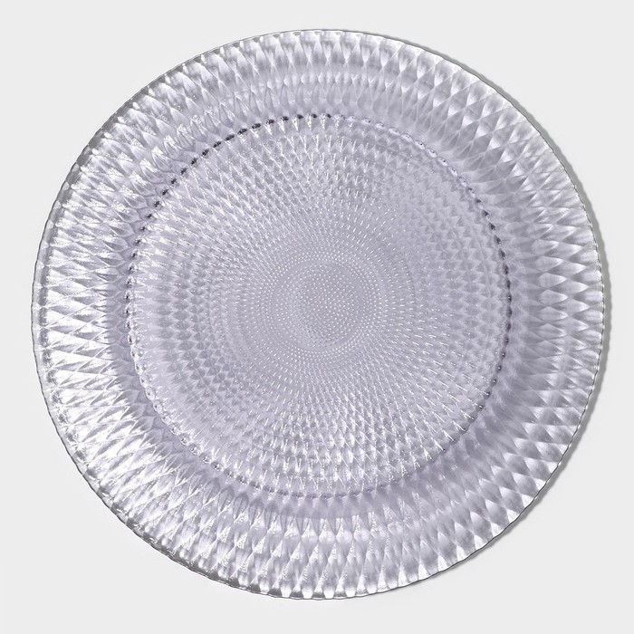 Тарелка - блюдо подстановочное Magistro &laquo;Вилеро&raquo;, d=33 см, цвет фиолетовый