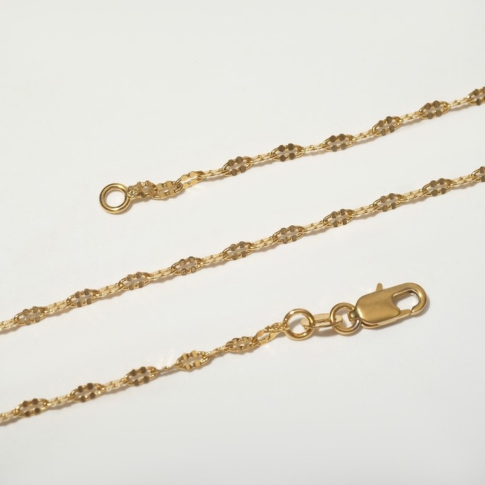 Цепь «Прямоугольные звенья», цвет золото, 42,5 см Цепь «Прямоугольные звенья», цвет золото, 42,5 см