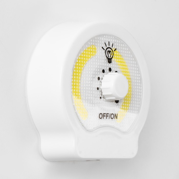 Фонарь-светильник  Фонарь-светильник "Мастер К", 220 лм, COB, 3 ААА, магнит, клейкая основа, 9 х 8.8 х 2.8 см