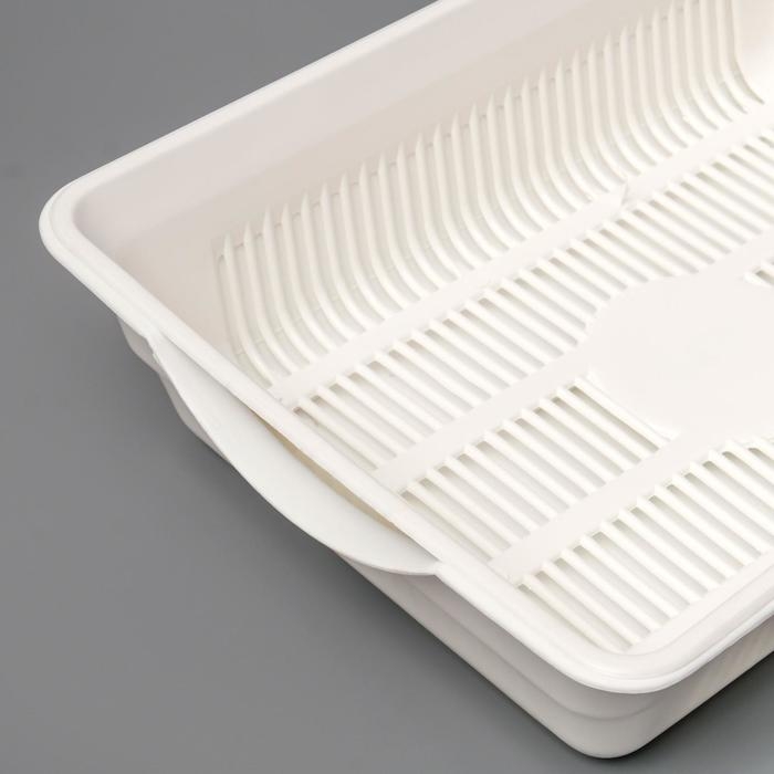 Туалет глубокий с сеткой 36 х 25 х 9 см, белый Туалет глубокий с сеткой 36 х 25 х 9 см, белый