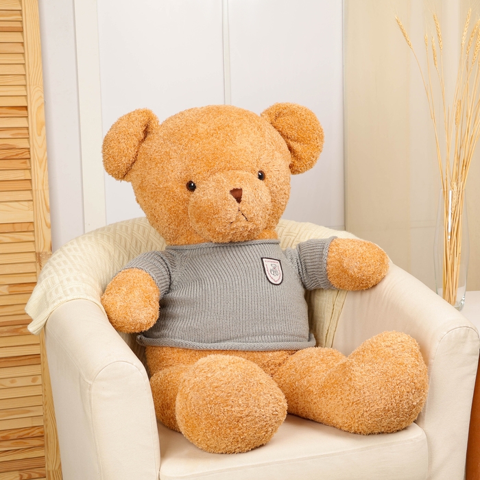 Мягкая игрушка «Медведь» в вязаном свитере, 105 см Мягкая игрушка «Медведь» в вязаном свитере, 105 см