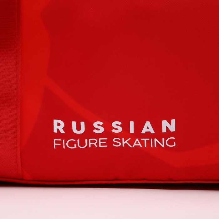 Сумка спортивная «RUSSIAN HOKEY», 47 x 28 x 24 см, цвет красный