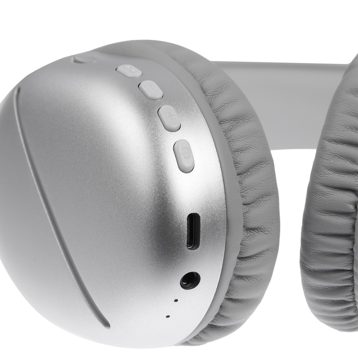 Наушники AKZ MAX10, беспроводные, полноразмерные,  микрофон, подсветка, белые Наушники AKZ MAX10, беспроводные, полноразмерные,  микрофон, подсветка, белые