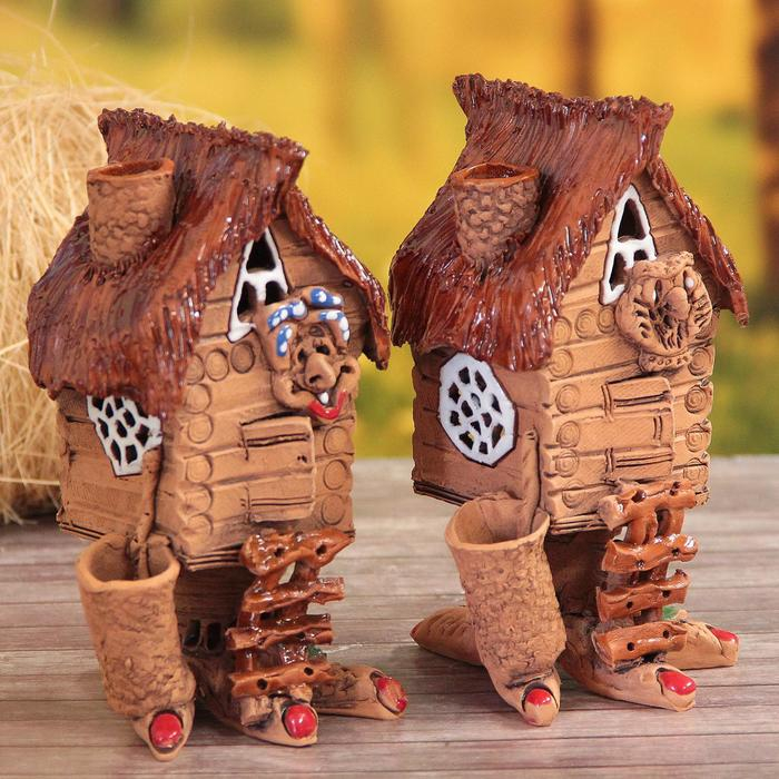 Аромалампа Домик «Лапуля», 16 см, ручная работа, микс Аромалампа Домик «Лапуля», 16 см, ручная работа, микс