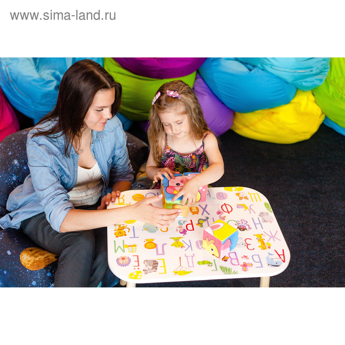 Мягкие кубики «Зверята», 4 шт, 8 х 8 см, по методике Монтессори Мягкие кубики «Зверята», 4 шт, 8 х 8 см, по методике Монтессори