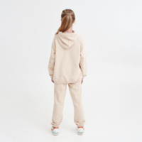 Костюм детский (худи, брюки) Casual Collection KIDS цвет бежевый, рост 122