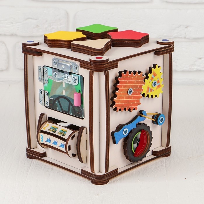 Бизикуб «Транспорт» со светом Бизикуб «Транспорт» со светом