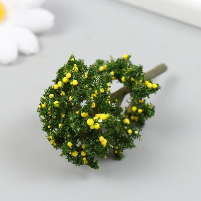 Искусственное растение для творчества пластик Искусственное растение для творчества пластик "Лимонное дерево" 7 см