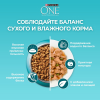 Сухой корм Purinа One для стерилизованных кошек, говядина/пшеница, 750 г