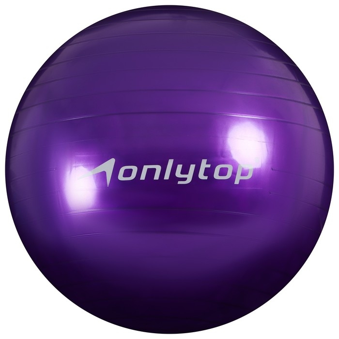 Фитбол ONLYTOP, d=55 см, 600 г, цвета МИКС Фитбол ONLYTOP, d=55 см, 600 г, цвета МИКС