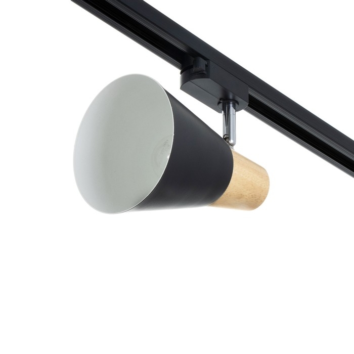 Светильник трековый Светильник трековый "Паулина" Е27 40Вт черный 16х12х18см