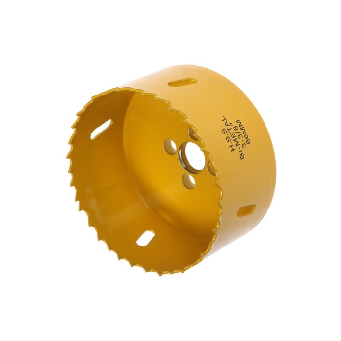 Коронка биметаллическая ТУНДРА, 86 мм, M16 с дополнительной фиксацией Коронка биметаллическая ТУНДРА, 86 мм, M16 с дополнительной фиксацией