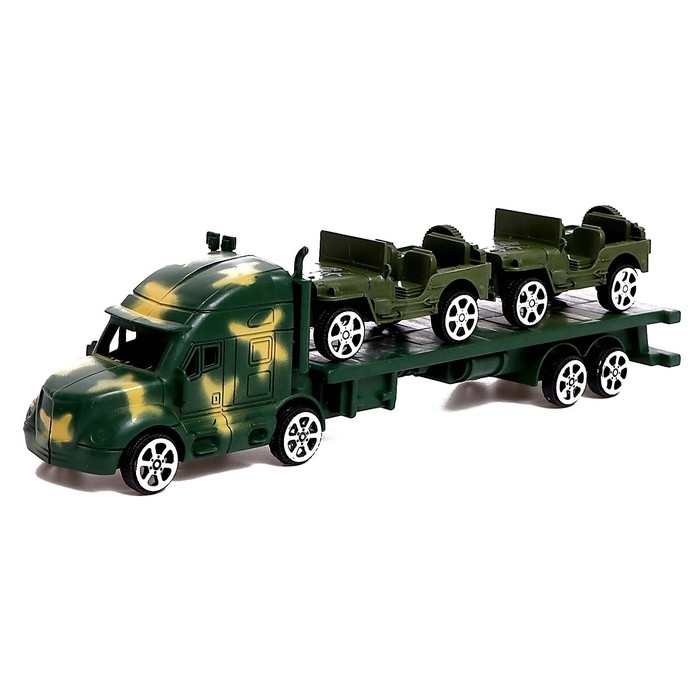 Грузовик инерционный &laquo;Военный автовоз&raquo;