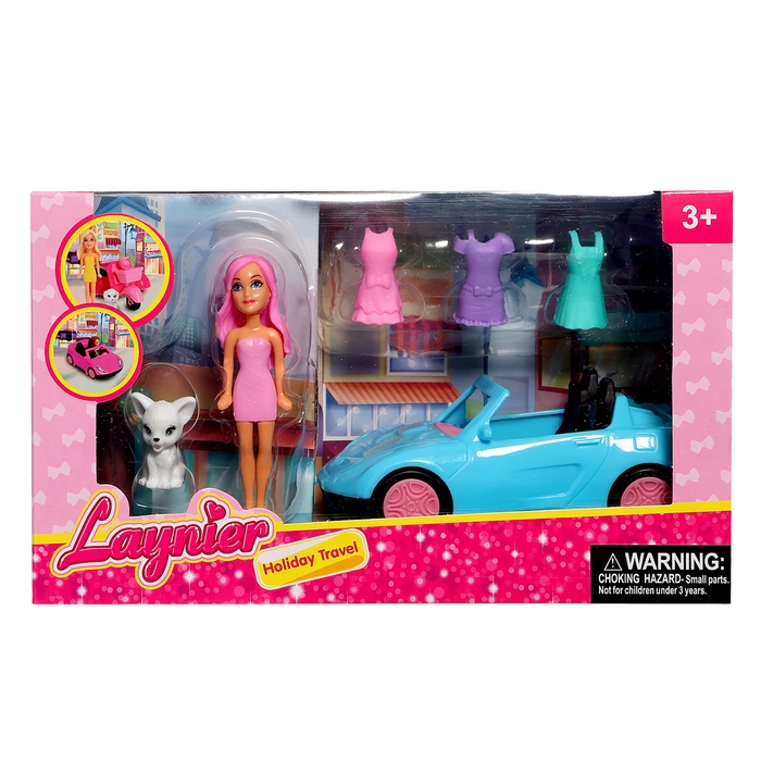 Кукла малышка «Модница», с набором аксессуаров, МИКС Кукла малышка «Модница», с набором аксессуаров, МИКС