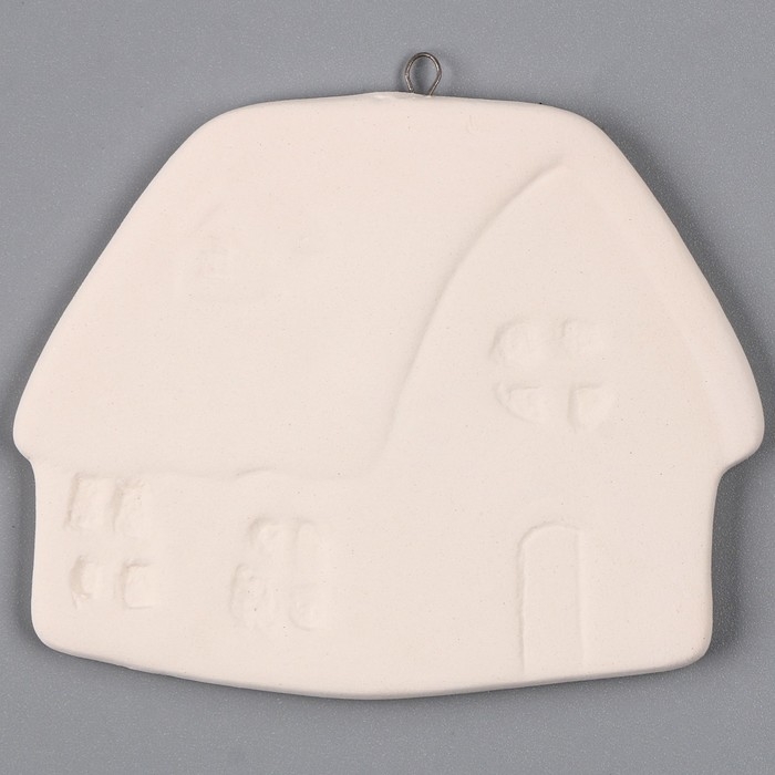 Новый год! Ёлочное украшение под раскраску «Хата», с подвесом Новый год! Ёлочное украшение под раскраску «Хата», с подвесом