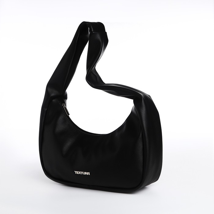 Сумка женская TEXTURA, багет, маленький размер, цвет чёрный Сумка женская TEXTURA, багет, маленький размер, цвет чёрный