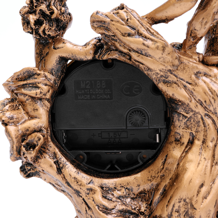 Часы настольные интерьерные на батарейках Часы настольные интерьерные на батарейках "Каминные. Мать и дитя", 14 х 10 х 25 см, d-6 см