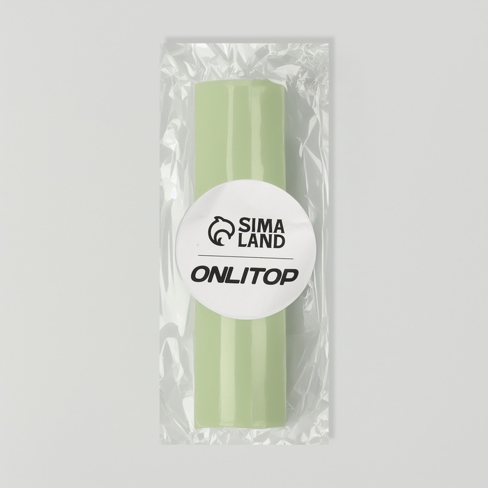 Мыло листовое, в пластиковом футляре, рулон 120 см, цвет зелёный