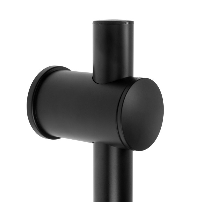 Душевая стойка ZEIN F01, с мыльницей и держателем, черная Душевая стойка ZEIN F01, с мыльницей и держателем, черная