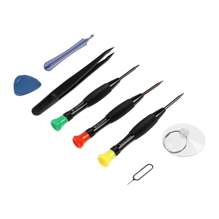 Набор для ремонта телефонов ТУНДРА, отвертки PH00, P0.8, TW0.6 + инструменты, 8 шт. Набор для ремонта телефонов ТУНДРА, отвертки PH00, P0.8, TW0.6 + инструменты, 8 шт.