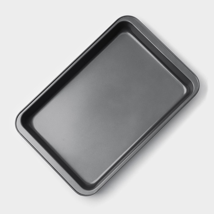 Противень Доляна «Прямоугольник. Жаклин», 47,5×31,5×5 см, антипригарное покрытие, цвет чёрный Противень Доляна «Прямоугольник. Жаклин», 47,5×31,5×5 см, антипригарное покрытие, цвет чёрный