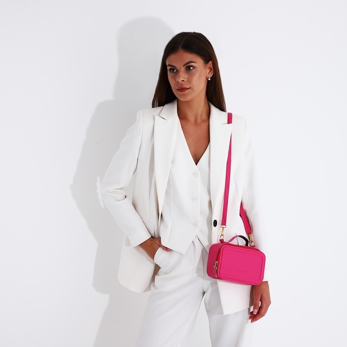 Сумка кросс-боди на молнии, цвет розовый Сумка кросс-боди на молнии, цвет розовый