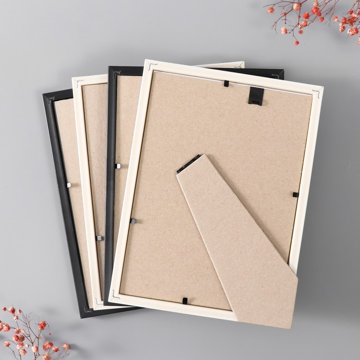 Набор рамок Набор рамок "Формат" 15х21 см, 4 шт. цвет чёрный/белый