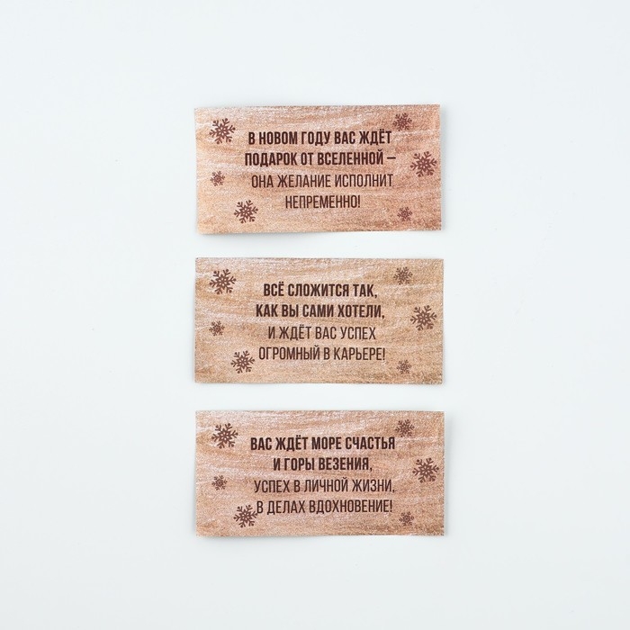 Новогодние пожелания в бутылке «Новый год: Твое волшебное предсказание», 15 свитков, 12х5см Новогодние пожелания в бутылке «Новый год: Твое волшебное предсказание», 15 свитков, 12х5см