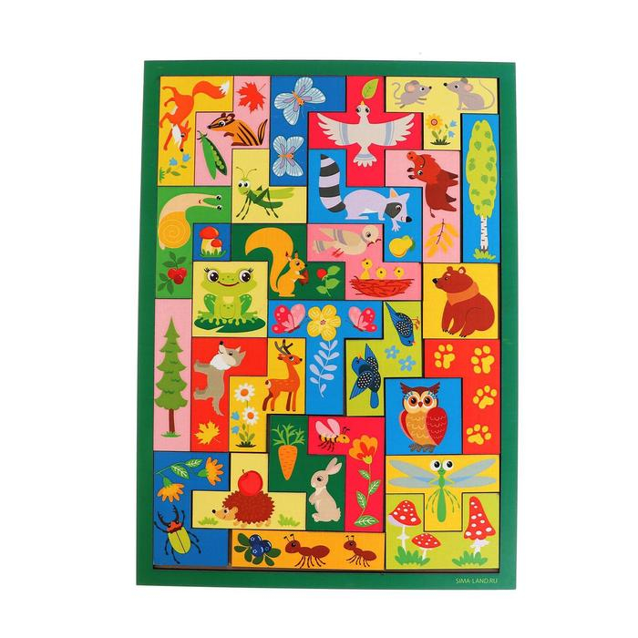 Головоломка тетрис «Лес» Головоломка тетрис «Лес»