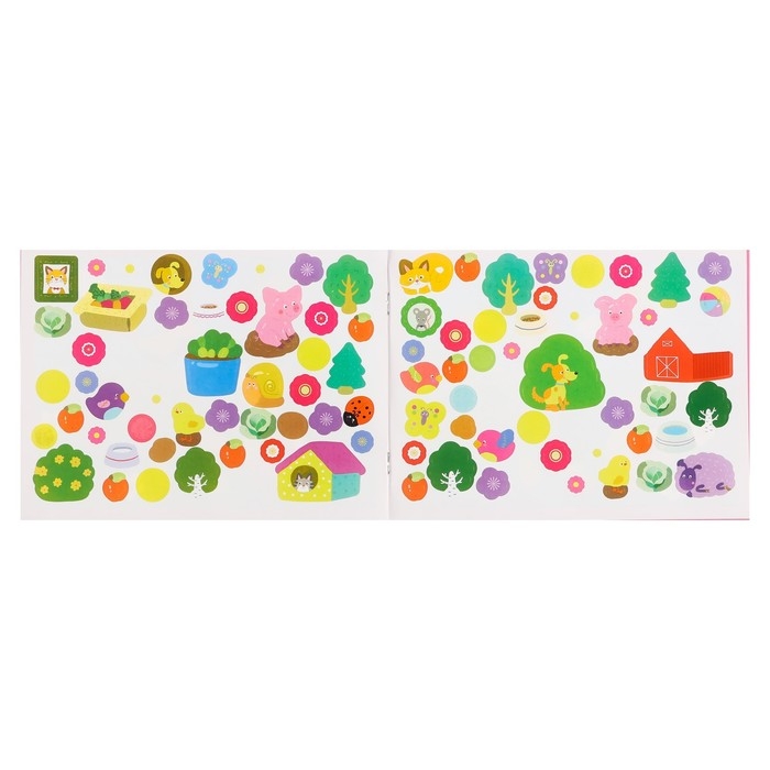 Книжка с наклейками «Домашние животные» Книжка с наклейками «Домашние животные»