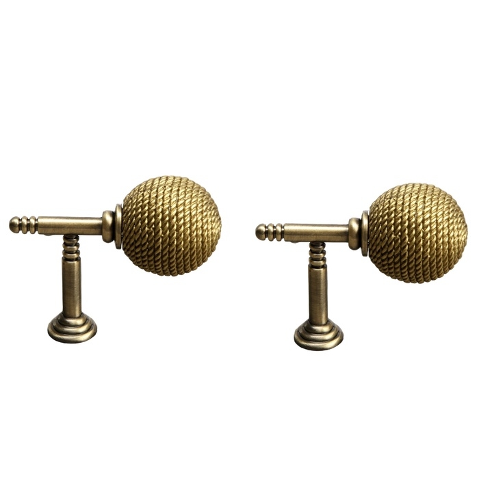 Крючок для штор KS100 CAPPIO, однорожковый, цвет бронза, 2 шт Крючок для штор KS100 CAPPIO, однорожковый, цвет бронза, 2 шт