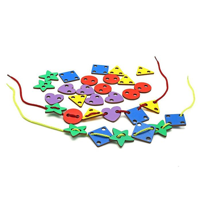Шнуровка  Шнуровка "Геометрические фигуры"