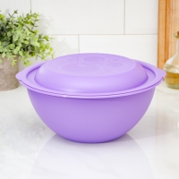 Миска салатница Martika, 3 л, с крышкой, цвет МИКС