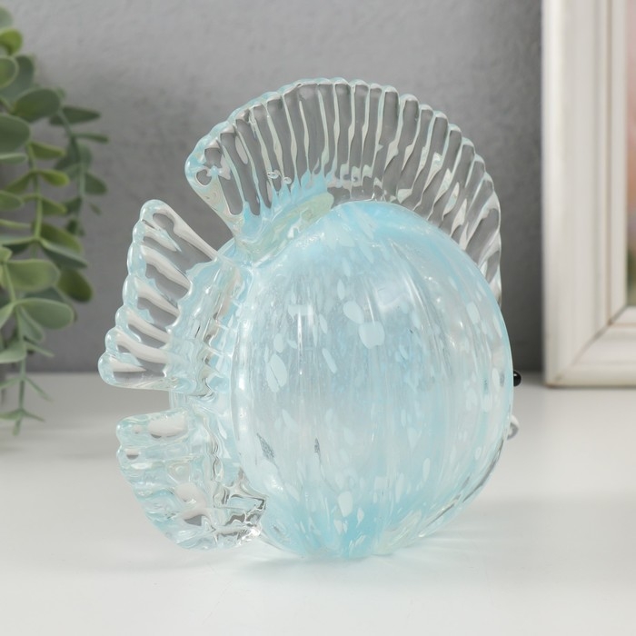 Сувенир стекло Сувенир стекло "Голубая рыбка" под муранское стекло 15х7х13 см