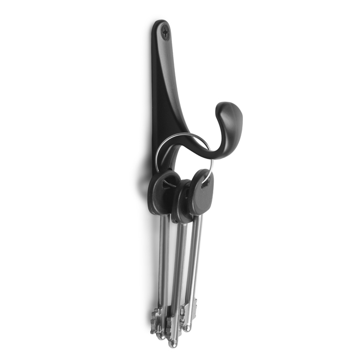 Крючок мебельный CAPPIO CLASSIC, однорожковый, черный Крючок мебельный CAPPIO CLASSIC, однорожковый, черный