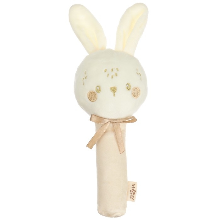 Подарочный набор новогодний: игрушка - пищалка и иигрушка - шуршалка «Зайка», цвет бежевый Подарочный набор новогодний: игрушка - пищалка и иигрушка - шуршалка «Зайка», цвет бежевый