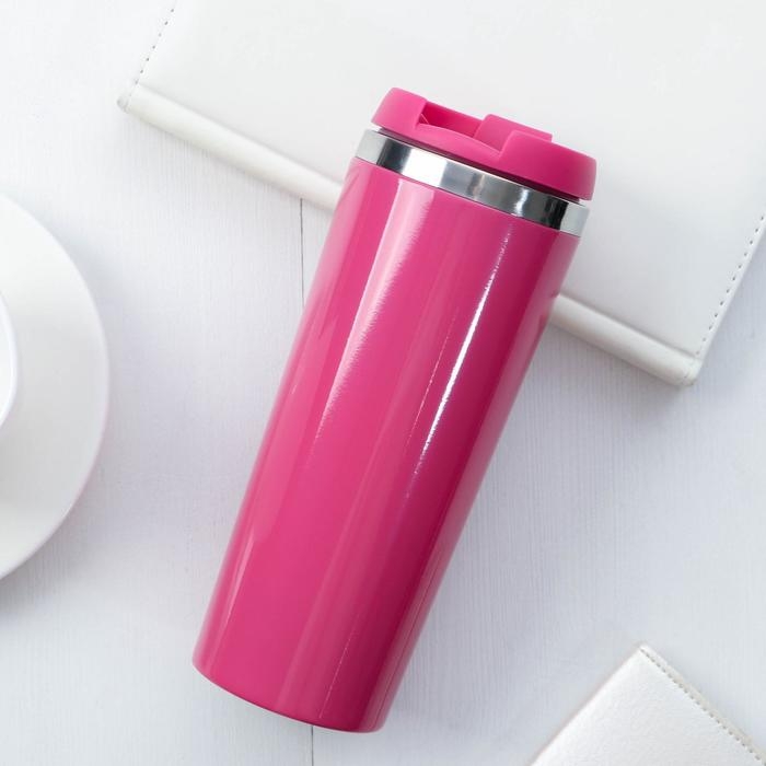 Термостакан &laquo;Люби&raquo;, 350 мл, сохраняет тепло 3 ч