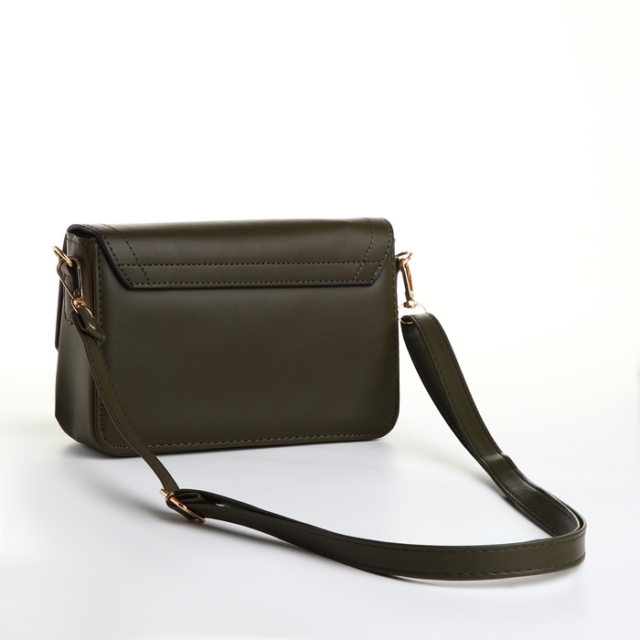 Сумка женская мессенджер на магните, цвет хаки Сумка женская мессенджер на магните, цвет хаки