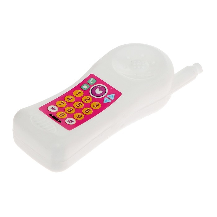 Музыкальный телефончик «Маленькая леди», русская озвучка, цвет розовый Музыкальный телефончик «Маленькая леди», русская озвучка, цвет розовый