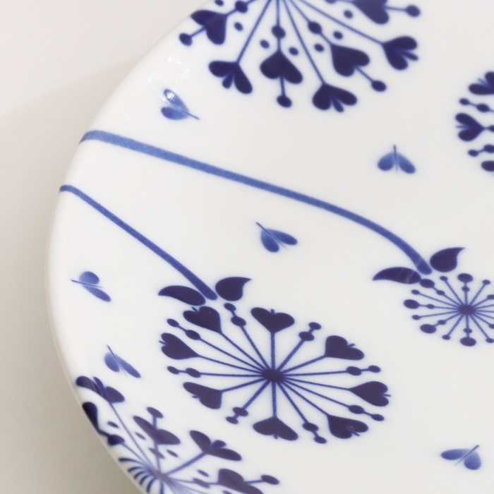 Тарелка Тарелка "Романс одуванчик", д-270мм, нео гжель