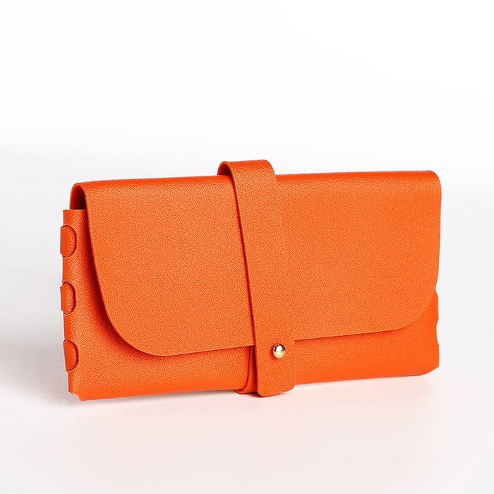 Футляр для очков на зацепке, длина 16,5 см, цвет оранжевый Футляр для очков на зацепке, длина 16,5 см, цвет оранжевый